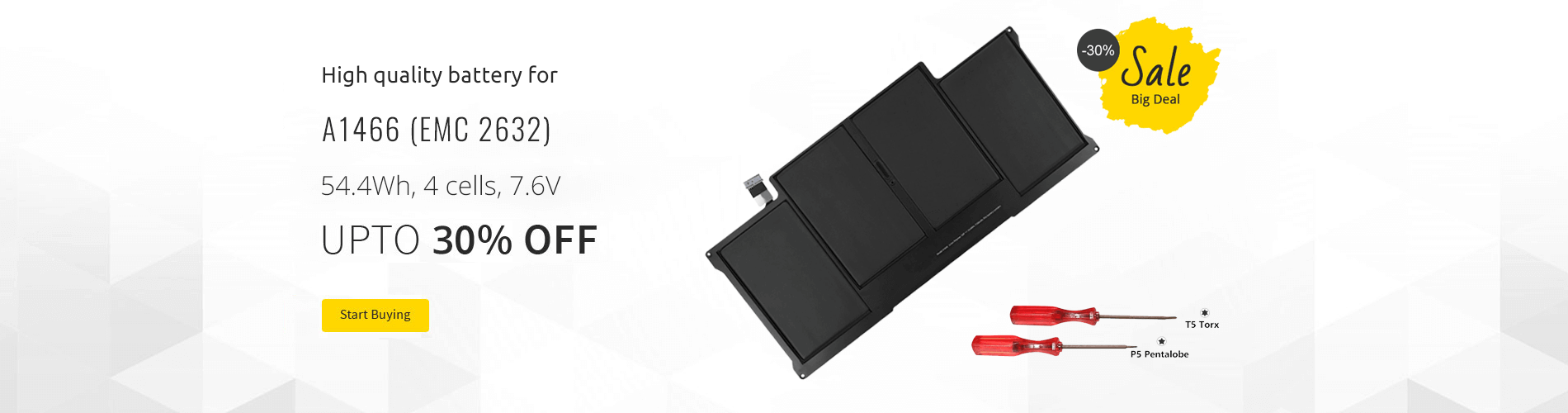 Battery for Apple A1466(EMC 2632)